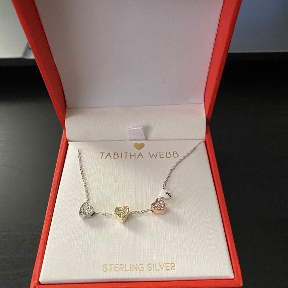 Tabitha Webb heart necklace